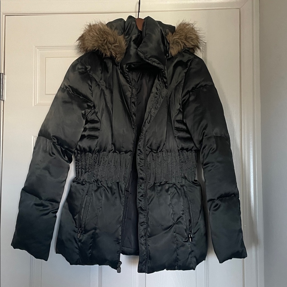 Laundry By Shelli Segal Emerald Green Puffer Jacket